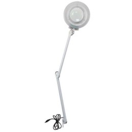 Lampada con lente d’ingrandimento LED da banco 24W con braccio snodabile