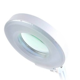 Lampada con lente d’ingrandimento LED da banco 24W con braccio snodabile