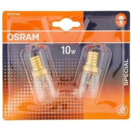 Lampadina piccola per frigoriferi 10W E14 confezione da 2 Osram