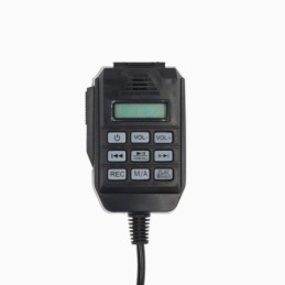 Megafono professionale 25W con Bluetooth®, sirene e riproduzione USB – Nero/Bianco