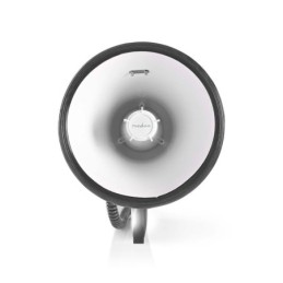 Megafono professionale 25W con microfono staccabile e sirena – Blu/Bianco