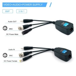 Connettore balun audio- video passivo 720P/960P/1080P