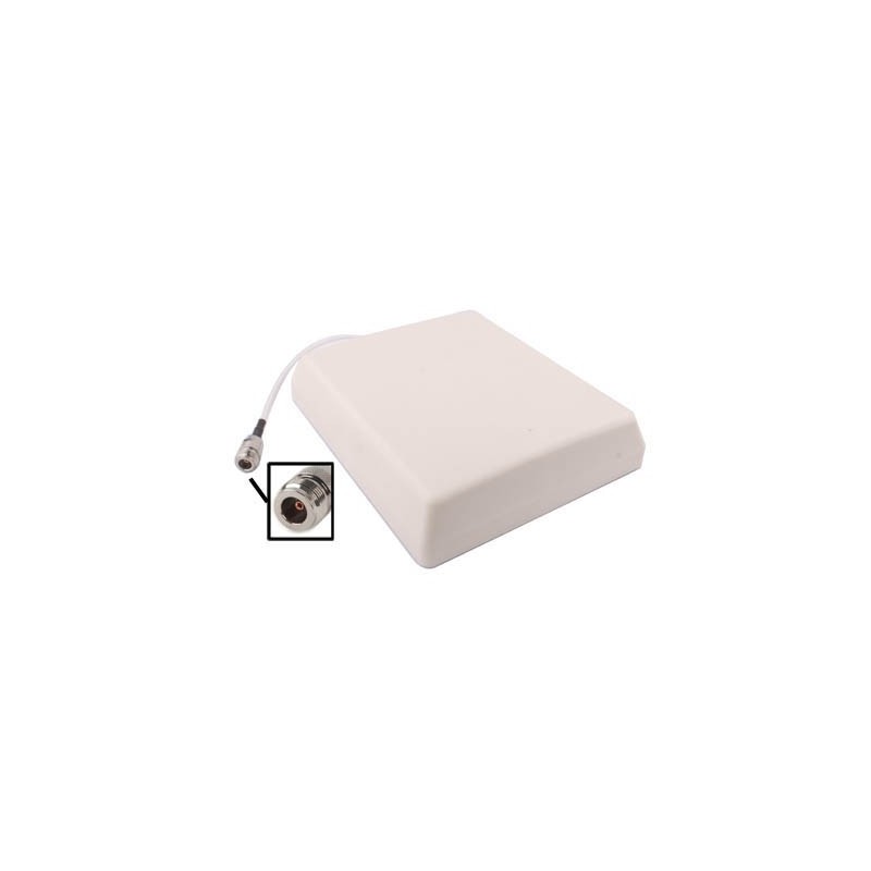 Antenna a pannello 8 dBi da parete 800–2500 MHz con connettore N femmina