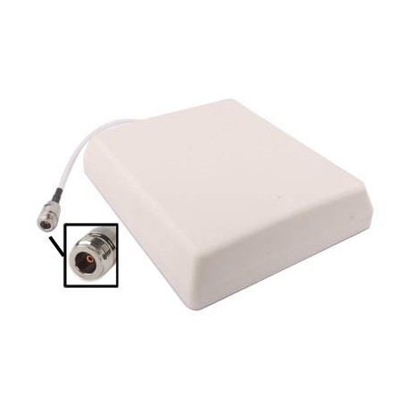Antenna a pannello 8 dBi da parete 800–2500 MHz con connettore N femmina