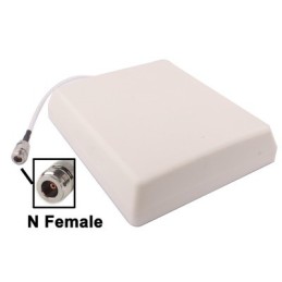 Antenna a pannello 8 dBi da parete 800–2500 MHz con connettore N femmina