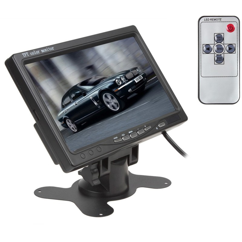 Monitor 7" TFT LCD - doppio ingresso RCA