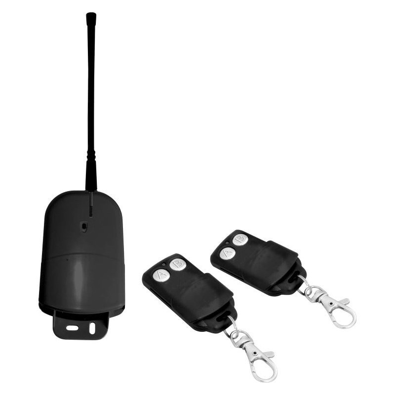 Kit ricevitore universale con 2 radiocomandi 433MHz