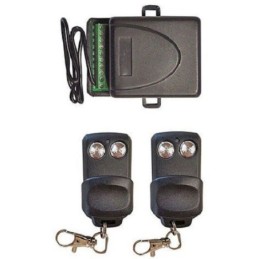 Kit automazione ricevitore+2 telecomandi 433MHz