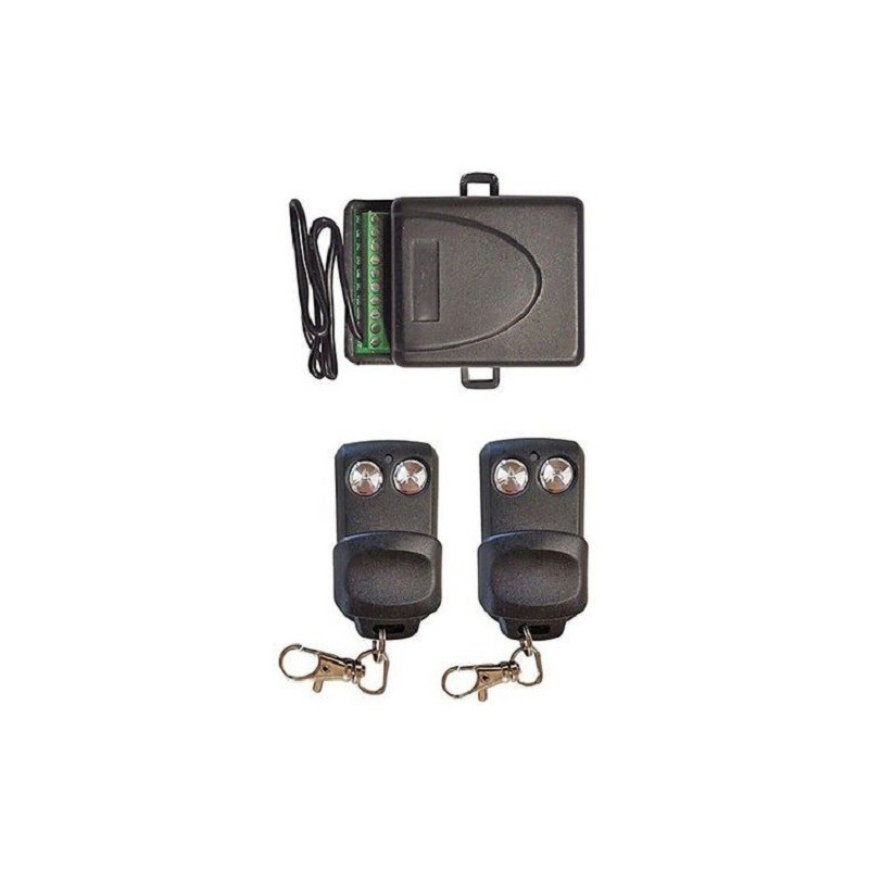 Kit automazione ricevitore+2 telecomandi 433MHz
