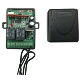 Kit automazione ricevitore+2 telecomandi 433MHz