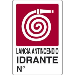 Cartello segnaletico per idrante 20x30cm