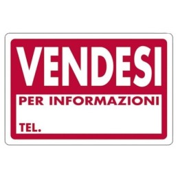 Cartello segnaletico "Vendesi" 30x20cm