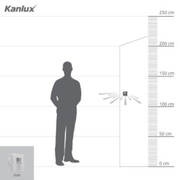 Sensore di movimento PIR MERGE JQ Kanlux