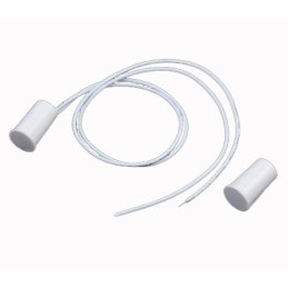 Contatto magnetico da incasso in ABS – Bianco