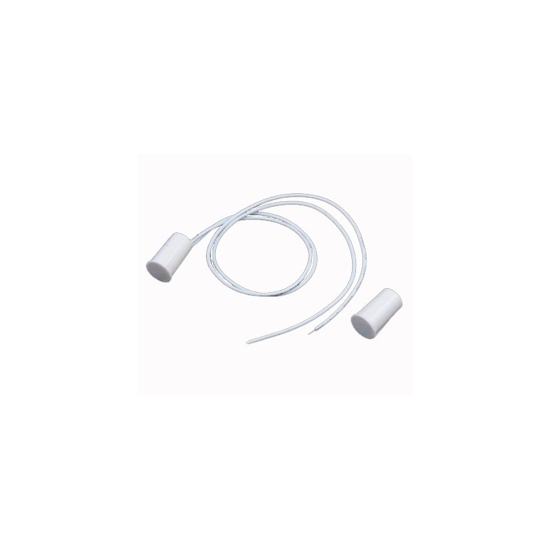 Contatto magnetico da incasso in ABS – Bianco