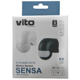 Sensore di movimento PIR 1200W bianco