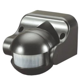 Sensore di movimento PIR 1200W max nero GETI GS1101B