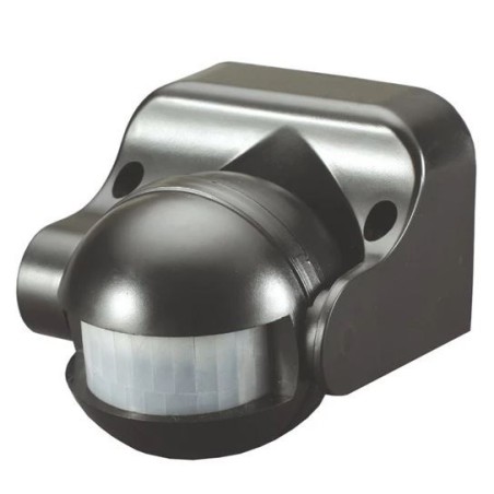 Sensore di movimento PIR 1200W max nero GETI GS1101B