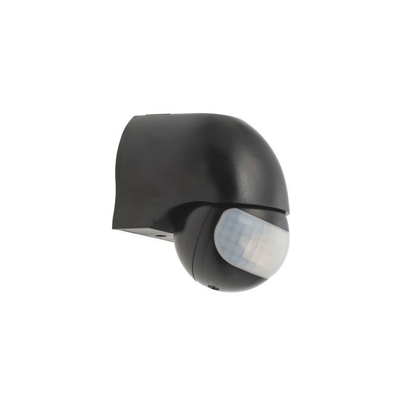 Sensore di movimento PIR nero IP44 1200W