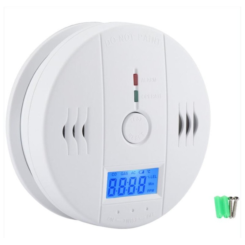 Rilevatore con allarme di monossido di carbonio a batterie