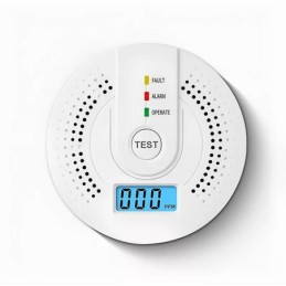 Rilevatore con allarme di monossido di carbonio a batterie