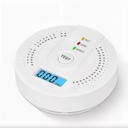 Rilevatore con allarme di monossido di carbonio a batterie