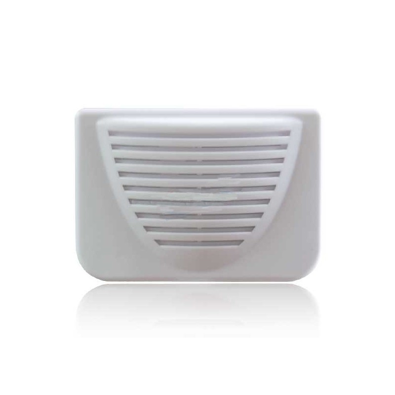 Sirena da interno piezo elettrica bianca 90dB 12V
