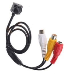 Microtelecamera AHD 2MP a colori con microfono