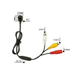 Microtelecamera AHD 2MP a colori con microfono