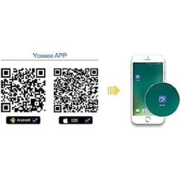 Telecamera IP WiFi con attacco E27 2MP HD 1080p con app per smartphone