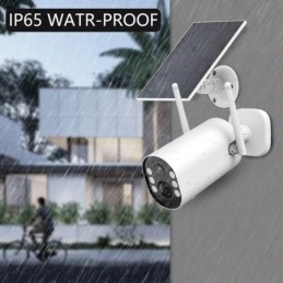 Telecamera IP WiFi 2MP 1080p con pannello solare