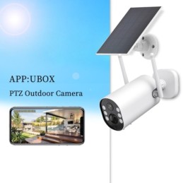 Telecamera IP WiFi 2MP 1080p con pannello solare