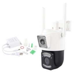 Telecamera IP WiFi con doppio obiettivo 2MP 1080p