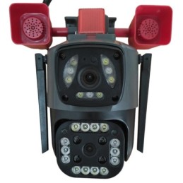Telecamera IP WiFi con doppio obiettivo 6MP 1080p