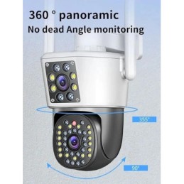 Telecamera WiFi PTZ da esterno con doppia ottica JT-8293