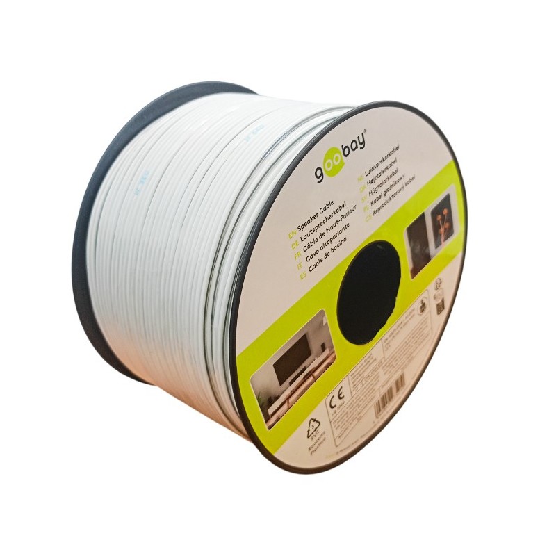 Cavo per altoparlante 100m 2x0.75mm bobina