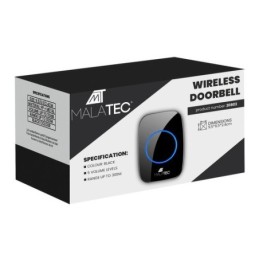 Campanello wireless nero 5 livelli di volume