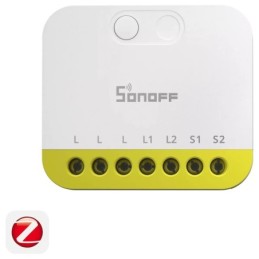 Relè smart Sonoff MINI-ZB2GS-L Zigbee 2 canali senza neutro