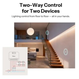 Relè smart Sonoff MINI-ZB2GS-L Zigbee 2 canali senza neutro