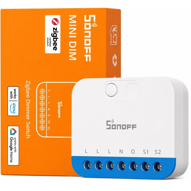 Dimmer smart Sonoff MINI-ZBDIM Zigbee 3.0 da incasso
