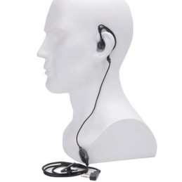 Auricolare per walkie talkie BAOFENG microfono e tasto PTT doppio Jack 2 Pin