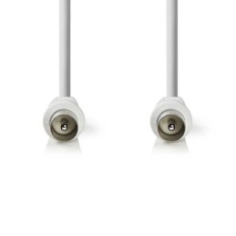 Cavo Coassiale Maschio - Maschio 0.60 m Bianco