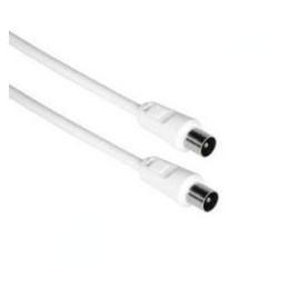 Cavo Coassiale Maschio - Maschio 0.60 m Bianco