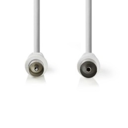 Cavo coassiale 90dB IEC (coassiale) maschio-IEC (coassiale) femmina 1,5m Bianco