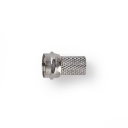 Connettore F Maschio Per Cavi Coassiali da 6,4mm confezione da 25 pezzi
