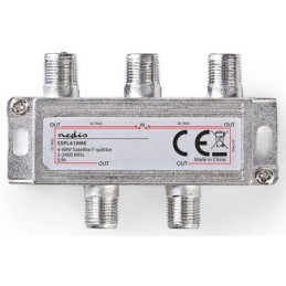 Splitter Satellitare 5-2400 MHz 11.5 dB IN:1/ OUT: 4  75 Ohm