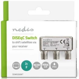 Interruttore DiSEqC 2-1 Connettore F 950-2400MHz