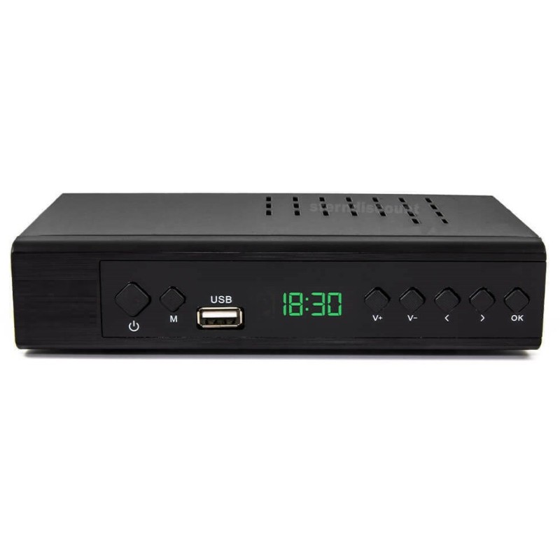 Decoder digitale terrestre HDMI/SCART/USB/LAN DVB T3 FULL HD 1080p H.265