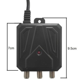 Alimentatore antenna TV 12V 300mA 2 uscite