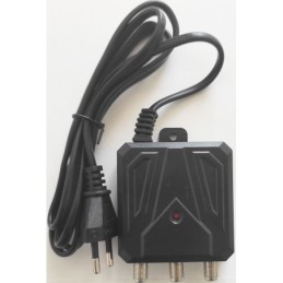 Alimentatore antenna TV 12V 300mA 2 uscite